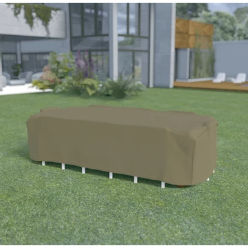 Nortene Covertop kerti bútortakaró, asztal 8 székkel